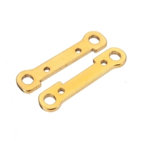 Front swing arm reinforcement plates