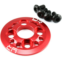 Yeah Racing Aluminium Spur Gear Support Plate - Red