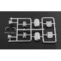 RC4WD Chevrolet Blazer Chrome Mirror and Rear Taillight Parts Assembly