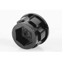 1.9"/2.2" 6 Lug Steel Wheel Hex Hub +9 Offset
