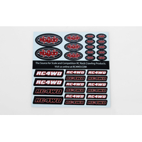 RC4WD Small Decal Sheet
