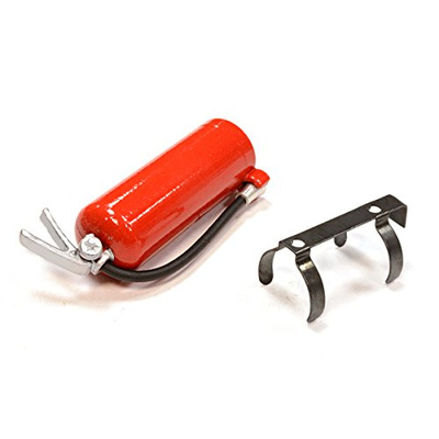 Realistic 1/10 Scale Fire Extinguisher w/ Mount for Off-Road & Drift OBM-021