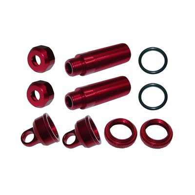 GV 33B450R FRONT SHOCK BODY SET L=45X3.5MM-RED