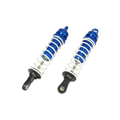GV 34B980A02 FRONT BLUE SHOCK SET W/WHITE SPRINGS ¡A L=112.5MM