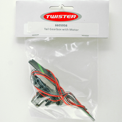 TAIL GEARBOX WITH MOTOR (TWISTER 400 V2) (replaces T4-009)