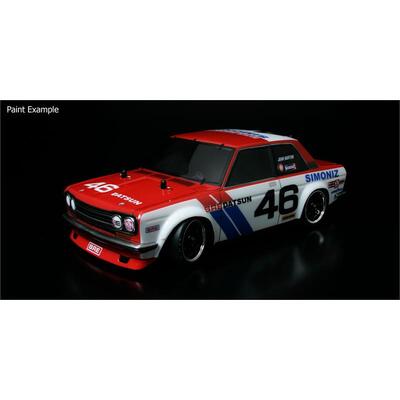 ABC Hobby BRE Datsun 510 Clear Body (160mm) w/ Light Buckets