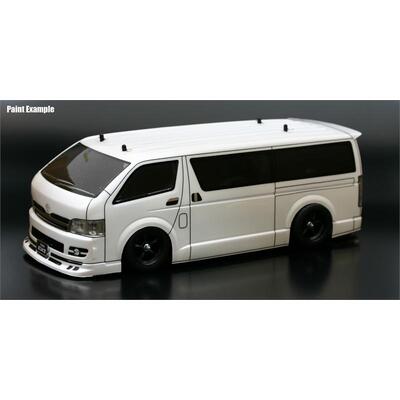 ABC Hobby Toyota Hiace Clear Body (190mm) w/ Light Buckets