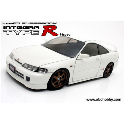 ABC Hobby Honda Integra Type R Clear Body (190mm) w/ Light Bucke
