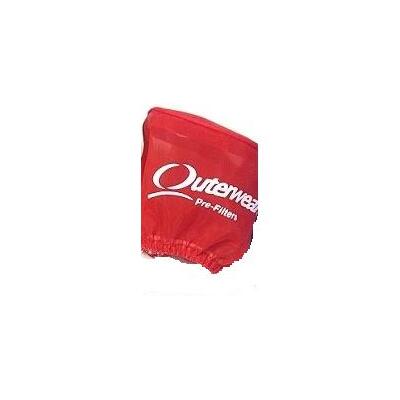 Outerwears Air Filter Pre-Filter Cover Red (1) HPI Baja