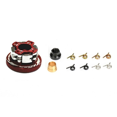 4 Shoe Clutches Combo Set: 4 Shoe Clutches +1.0mm Spring(3 types of Springs)+4 Shoe Clutches Shim+ Clutch Nut+Clutch Spring Bush*4+Clutch Plate+34mm