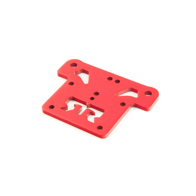 Arrma Aluminium Top Plate (Red) (1pc)