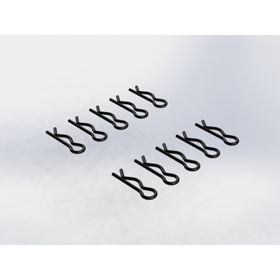 Arrma Body Clip Large (Black) (10pcs)
