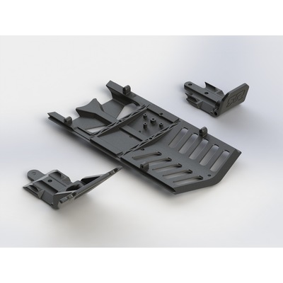 Arrma Skidplate Front/Rear/Centre Set