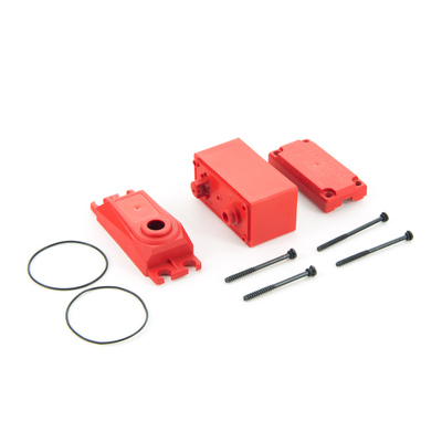 Arrma ADS Metal Gear Servo Case (Red) (1pc)