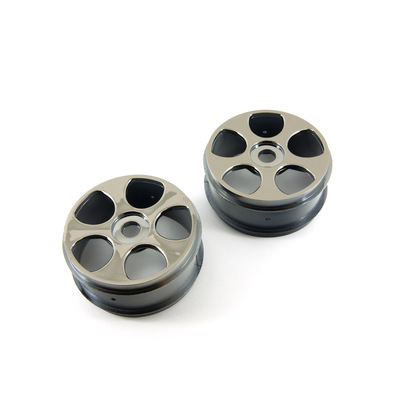 Arrma 5 Spoke Typhon 6S Buggy Wheel (Black Chrome) (2pcs)