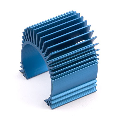 TC4 Motor Heatsink, blue alum.