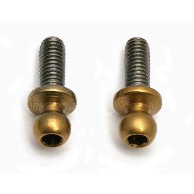 Associated Ballstud, Short, M3x8mm, Ti Nitride