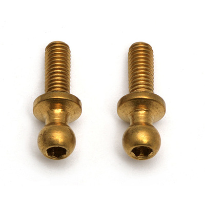 Associated Ballstud, Long, M3x8mm, Ti Nitride