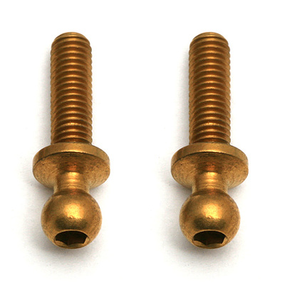Associated Ballstud, Long, M3x10mm, Ti Nitride