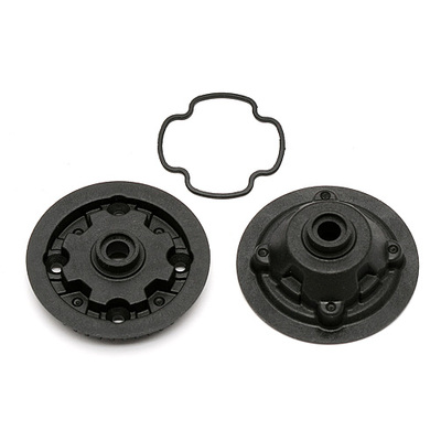 Associated Gear Diff Case & Pulley, TC6