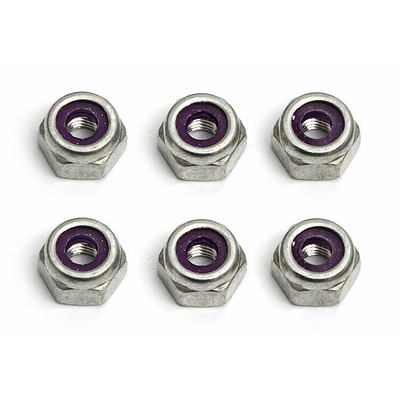###Locknut 10-32 aluminium