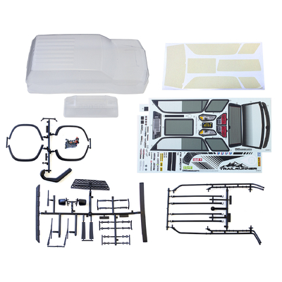 Trailrunner Body, clear, with accessories