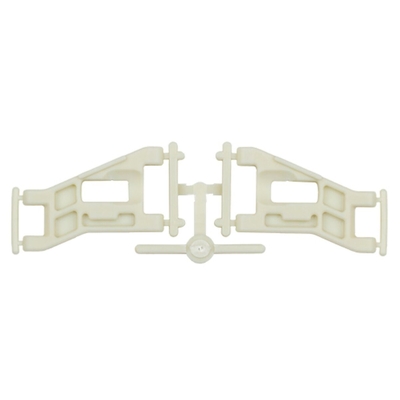 RC10 FRONT WIDE SUSPENSION ARMS, WHITE