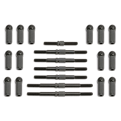 ###Turnbuckle Tie Rod Set .7 turn