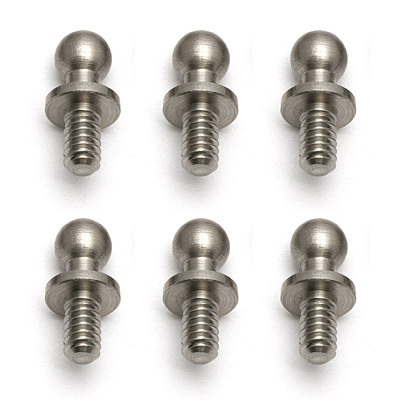 Associated Ballstud, Short, .200", Silver
