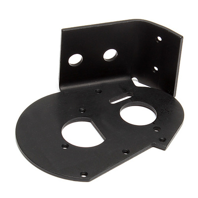 Associated Motor Plate, Black, RC10