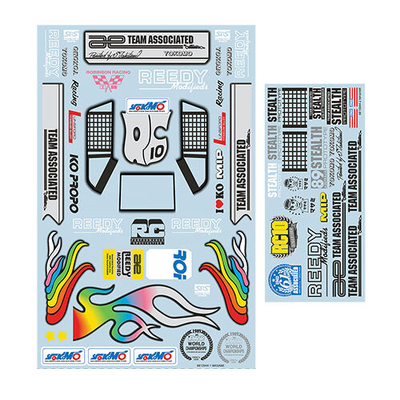 RC10 '89 Stealth Car Masami Edition Decal Sheet