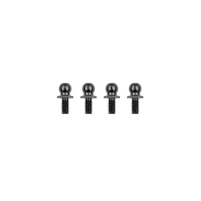 RC10 Ballstuds 5.3mm, Short Neck, Black