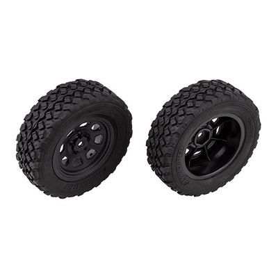 Pro2 LT10SW Front Wheels and Tires, mounted