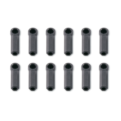####Plastic Ballstud Cups, molded, large