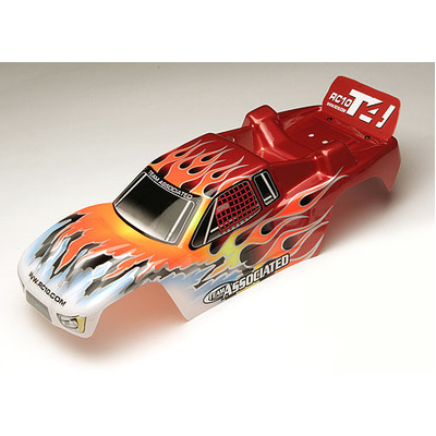 Associated Body, T4 Painted, Flames, Red