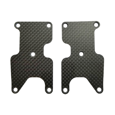 RC8B3.2 FT Rear Suspension Arm Inserts, carbon fiber 1.2mm