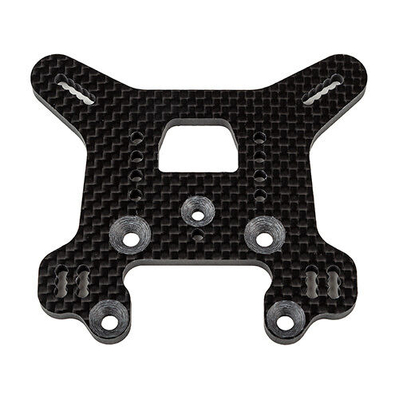 RC8B4.1 FT Rear Shock Tower, 36.5, carbon fiber