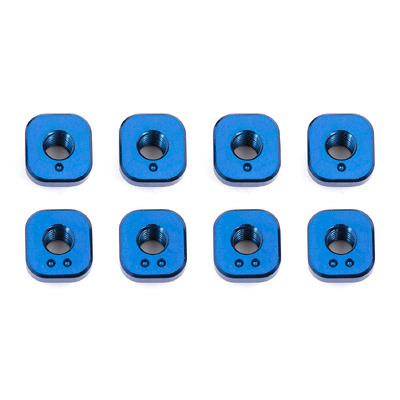 RC10F6 FT Camber Bushings, blue aluminum