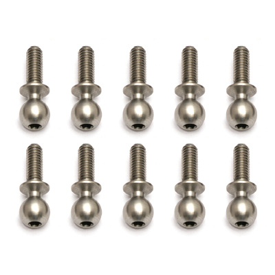 Heavy-duty Ballstuds, 8 mm, long neck