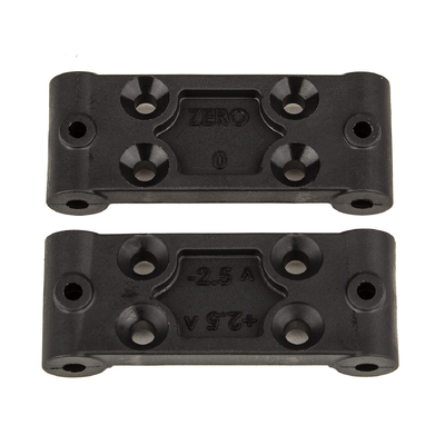 RC10B6.4 Front Bulkhead Set, 0 and 2.5 deg.