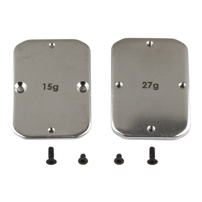 B64 FT Steel Chassis Weights, 15g, 27g
