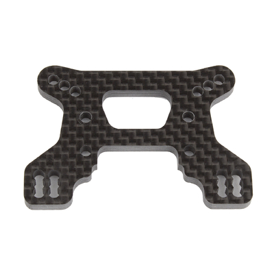 RC10B74.1 Front Shock Tower, 23mm, carbon fiber