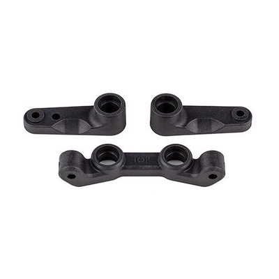 RC10B7 FT Steering Bellcrank and Rack Set, carbon