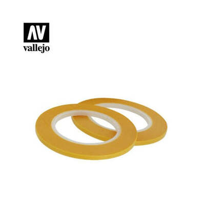 VALLEJO TOOLS PRECISION MASKING TAPE 3MMX18M - TWIN PACK [T07004]