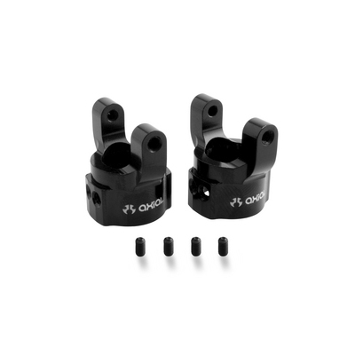 Axial Aluminum C Hub Carrier - Black (2pcs)