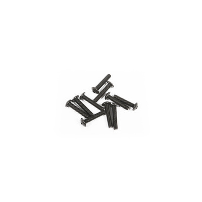 Axial M2.6x12mm Hex Socket Button Head (Black) (10pcs)