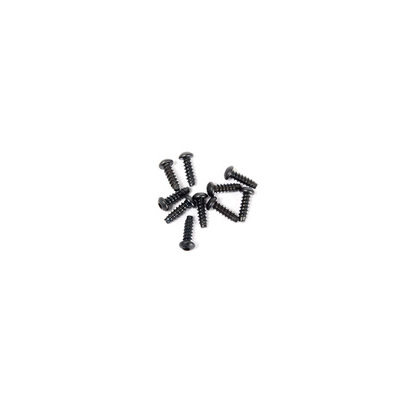 Axial M2.6x8mm Hex Socket Tapping Button Head (Black) (10pcs)