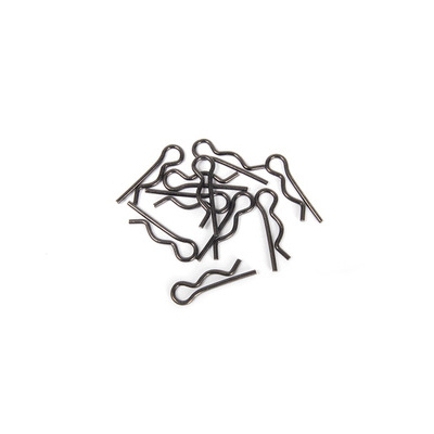 Axial 8mm Body Clips (Black) (10pcs)