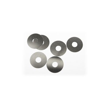 Axial Washer 6x19x0.2mm (Black) (6pcs)