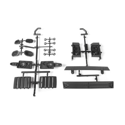 Axial TT-380 SCOREÂ® Retro Trophy TruckÂ® Grille and Body Detail